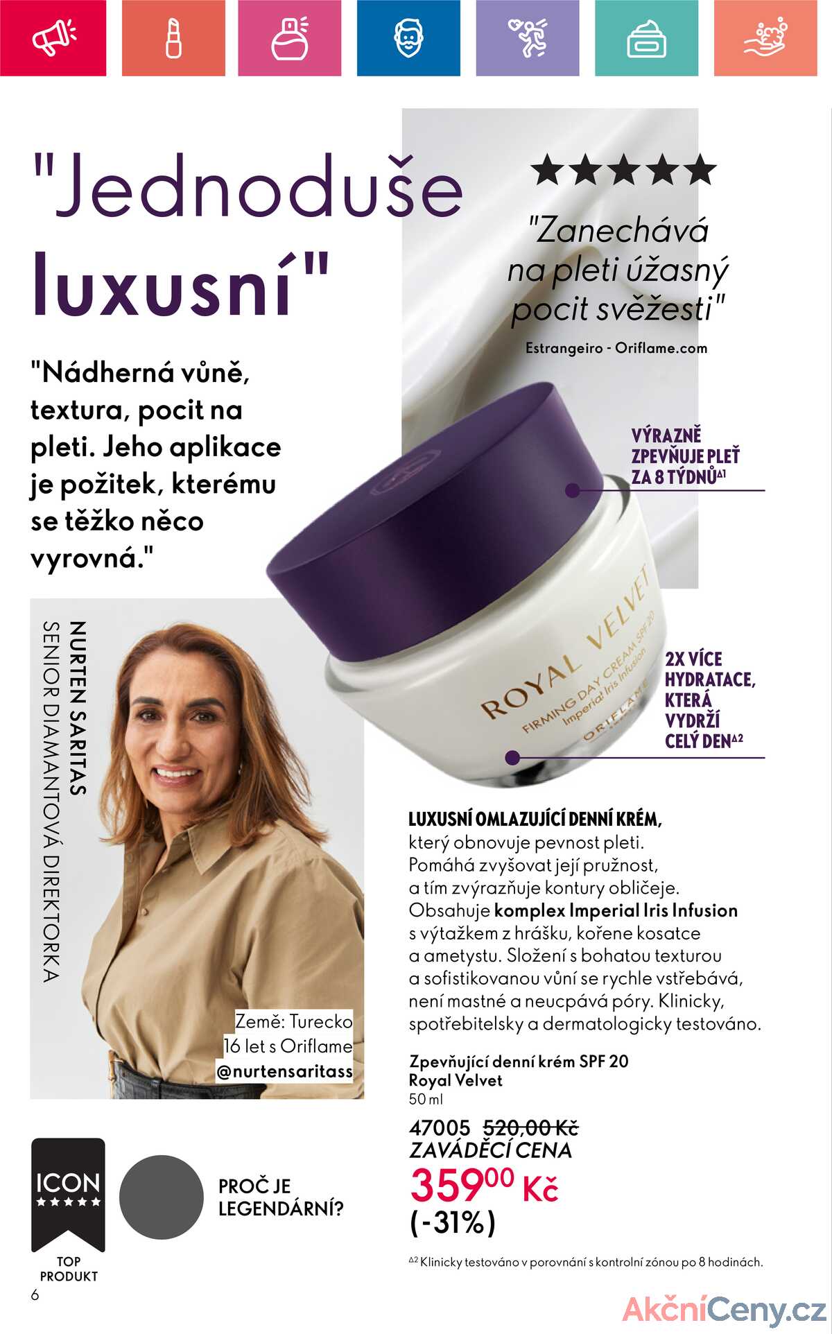 Leták Oriflame strana 6/180