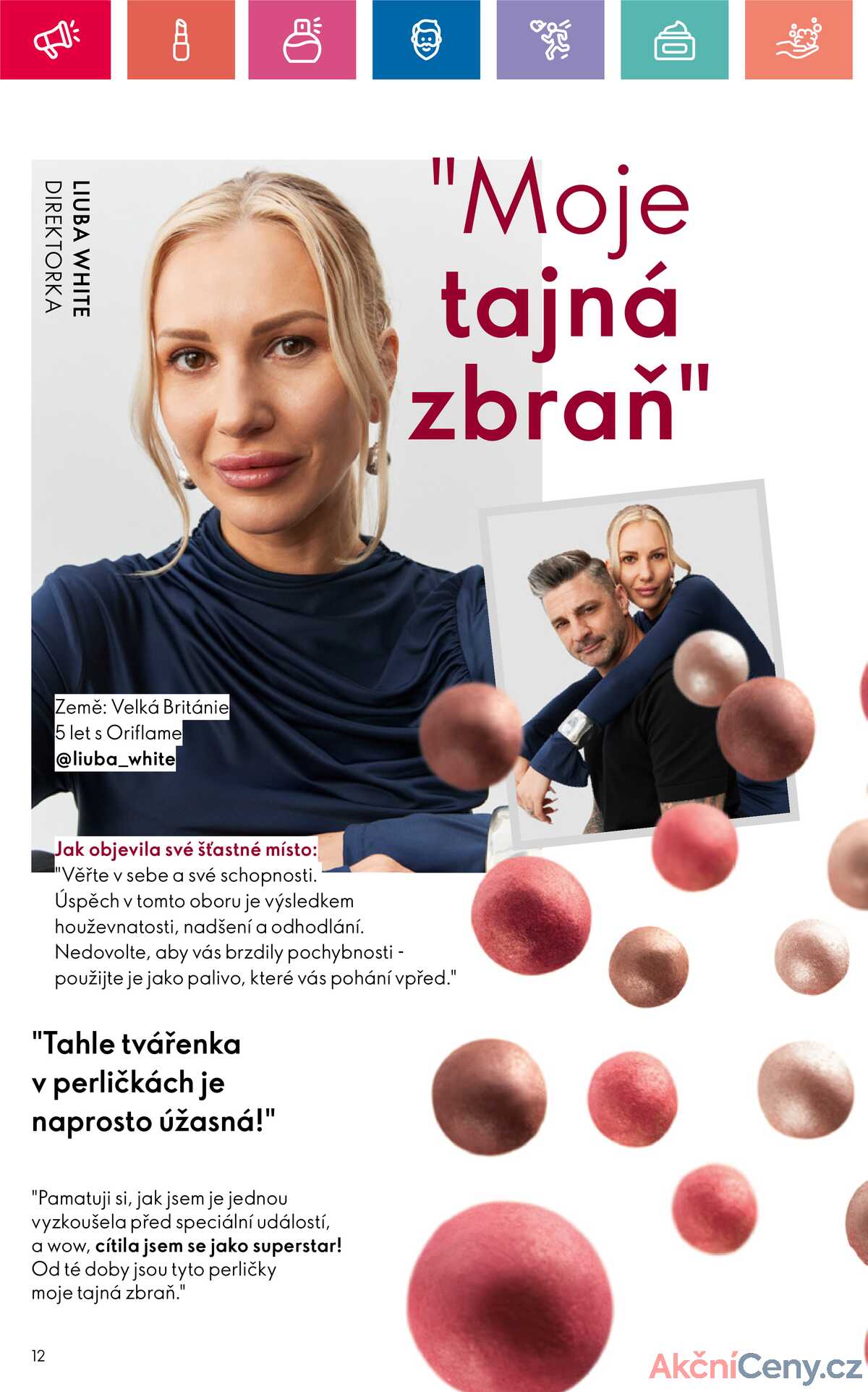 Leták Oriflame strana 12/180