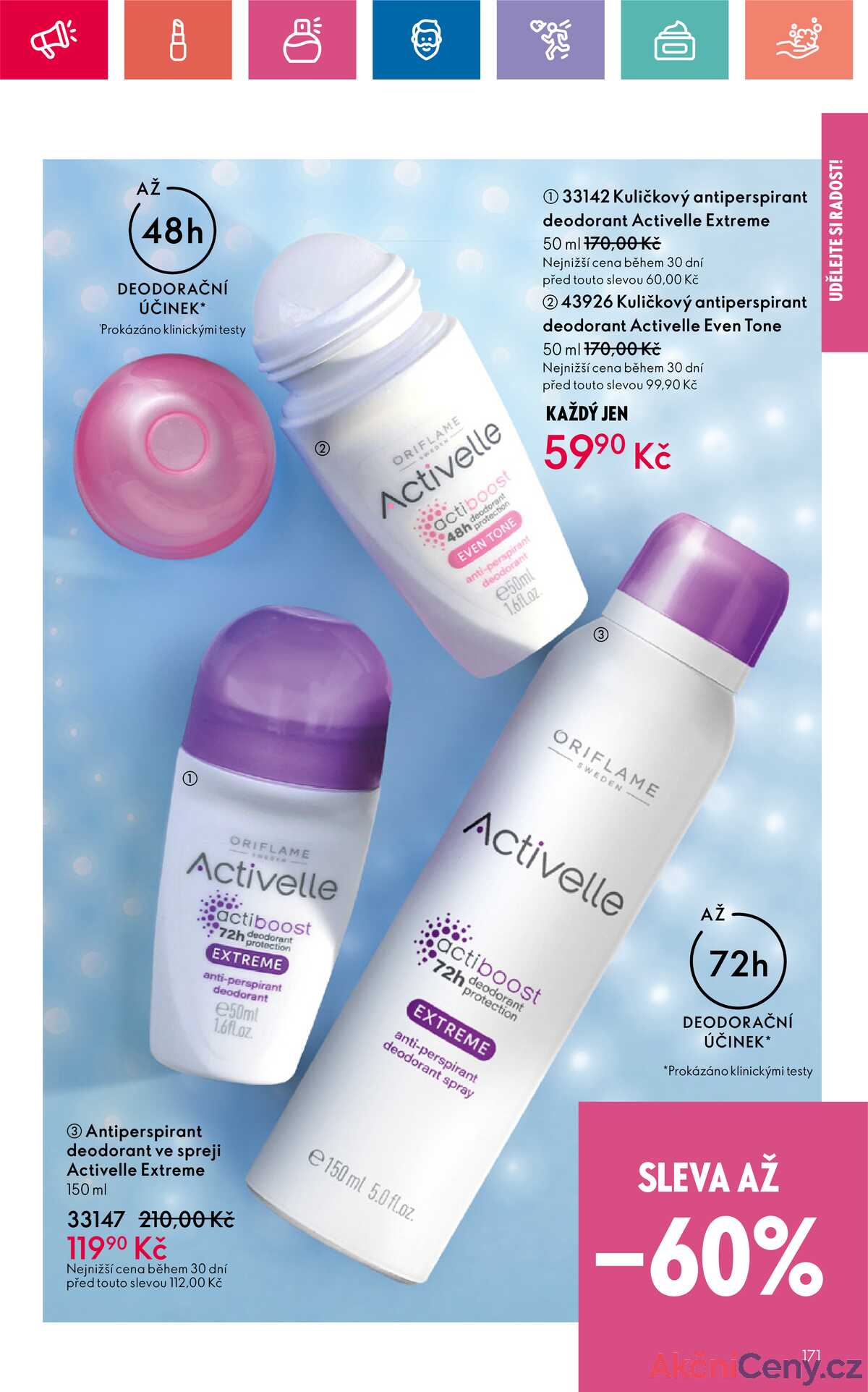 Leták Oriflame strana 171/180