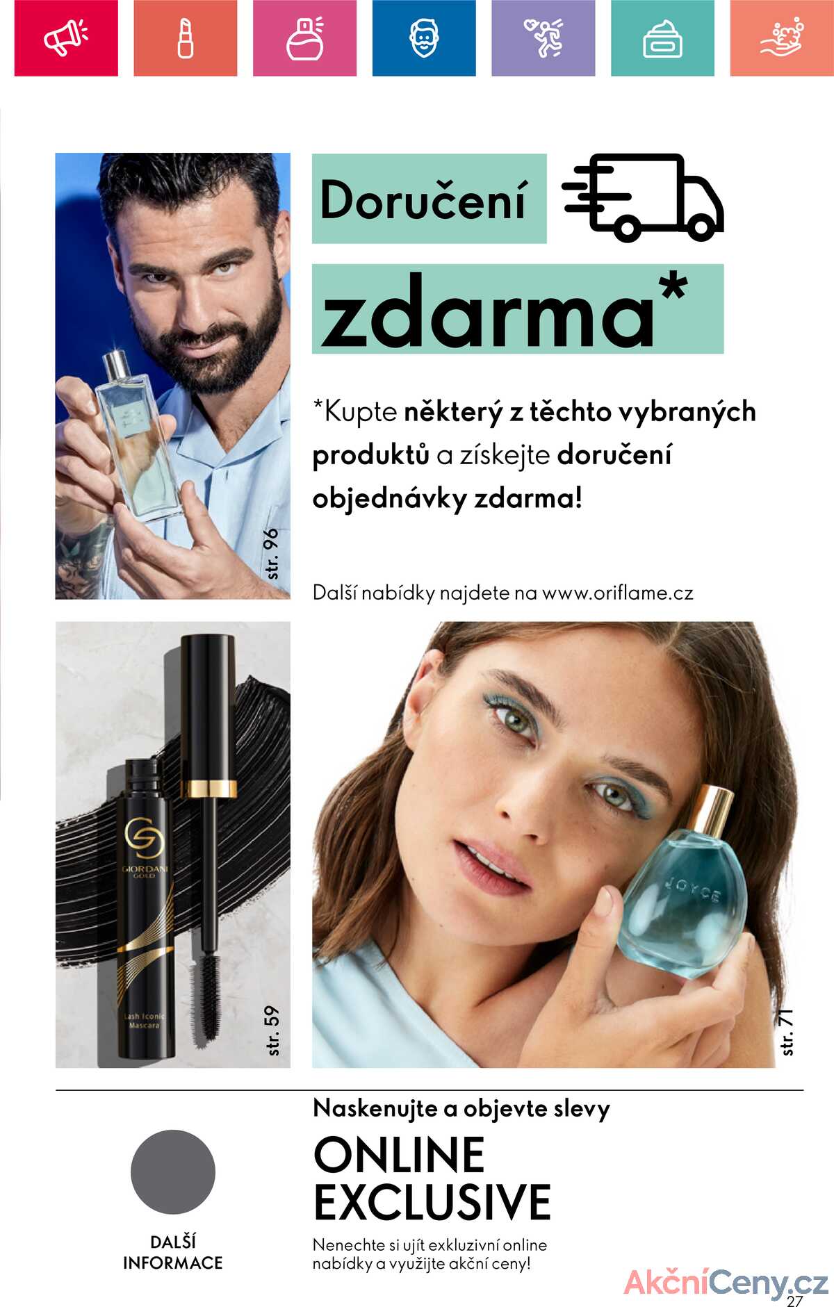 Leták Oriflame strana 27/180