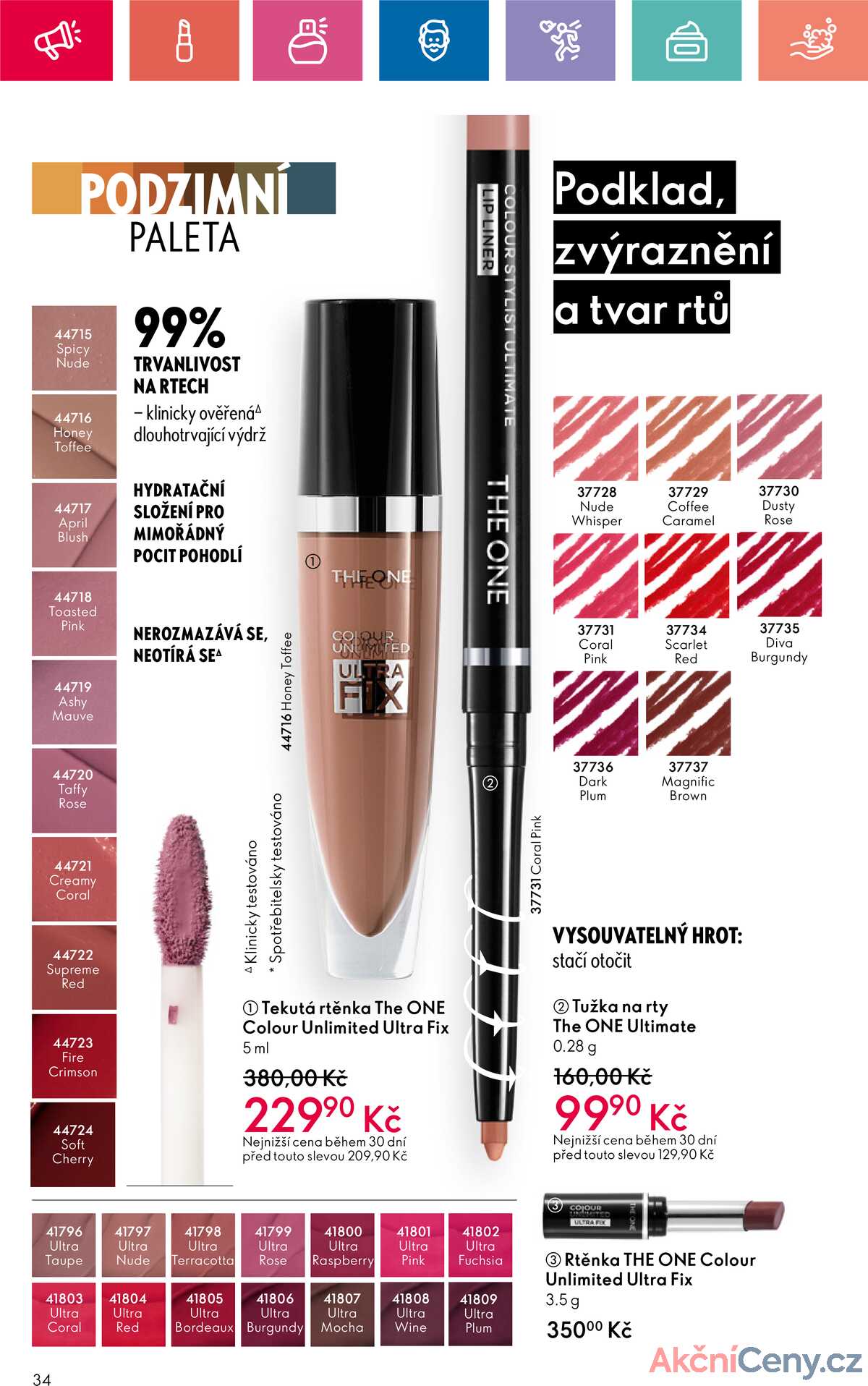 Leták Oriflame strana 34/180