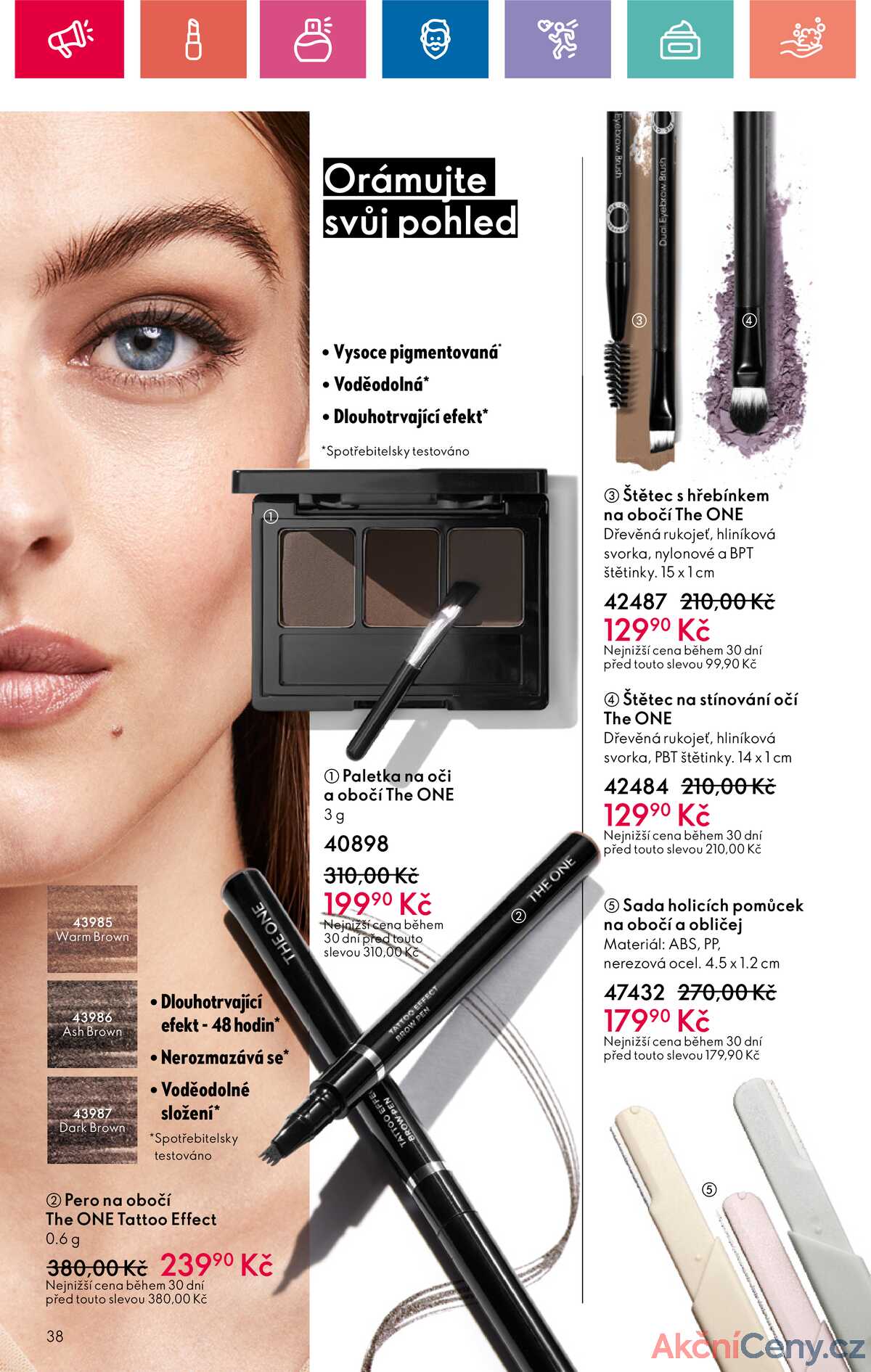 Leták Oriflame strana 38/180