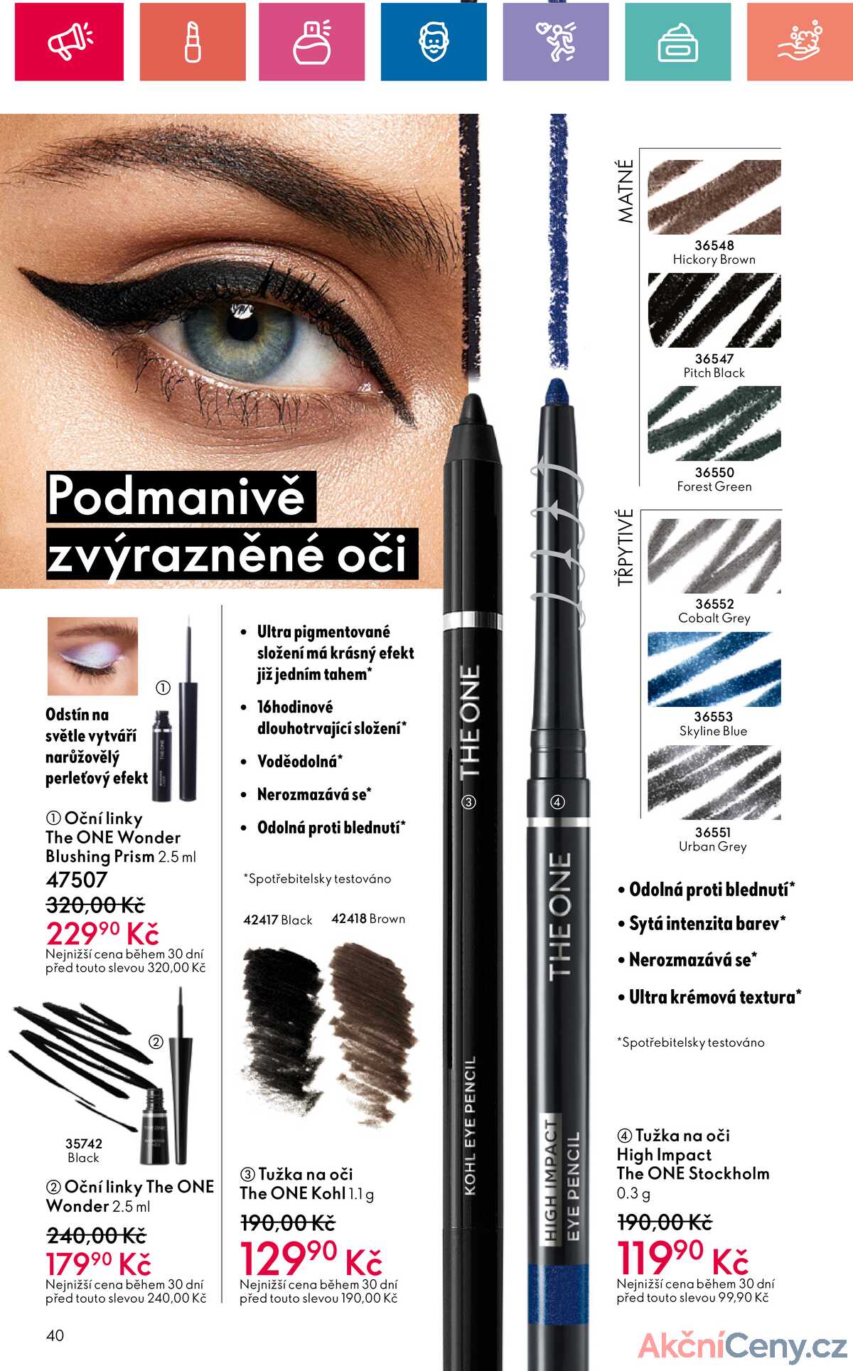 Leták Oriflame strana 40/180