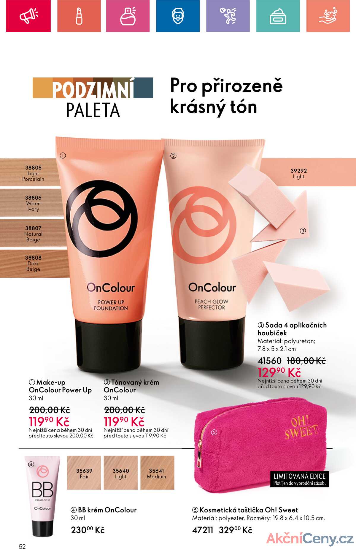 Leták Oriflame strana 52/180