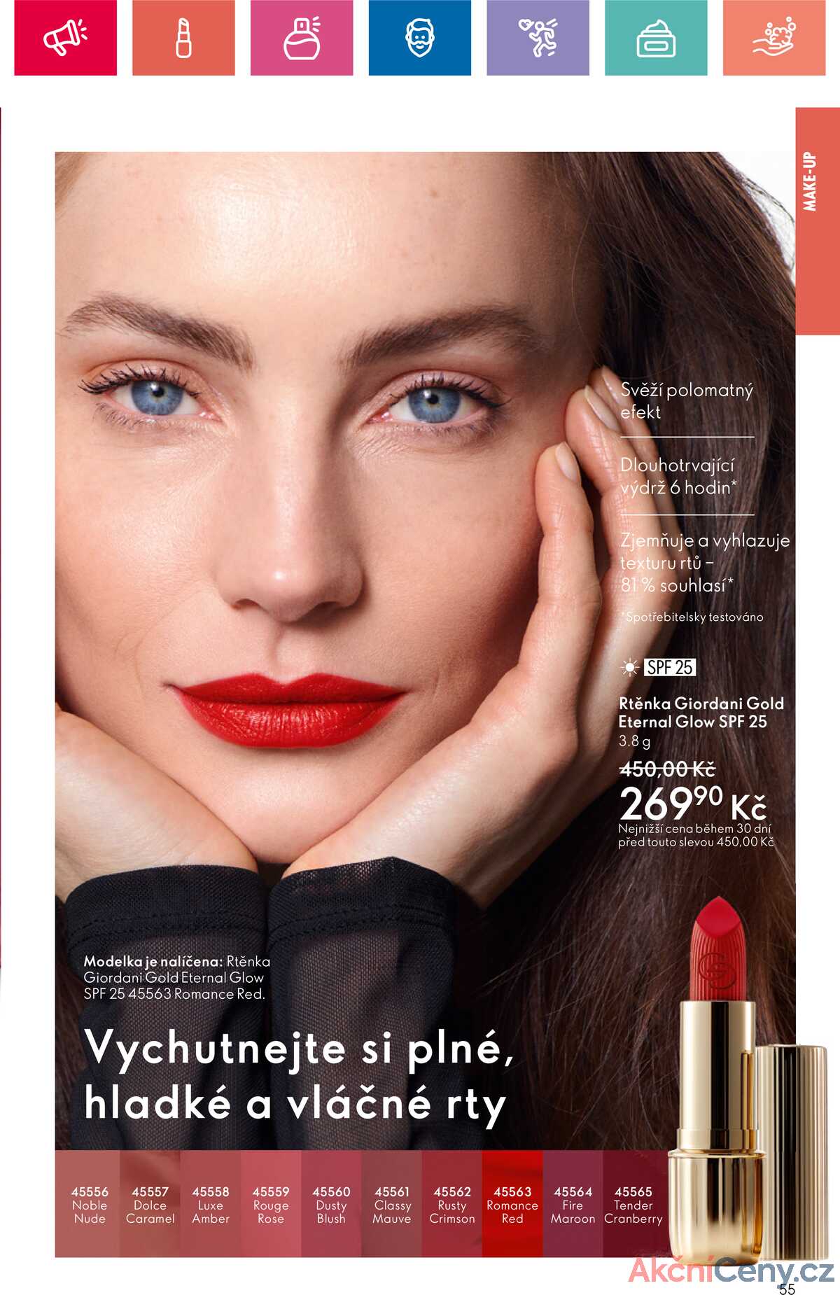 Leták Oriflame strana 55/180