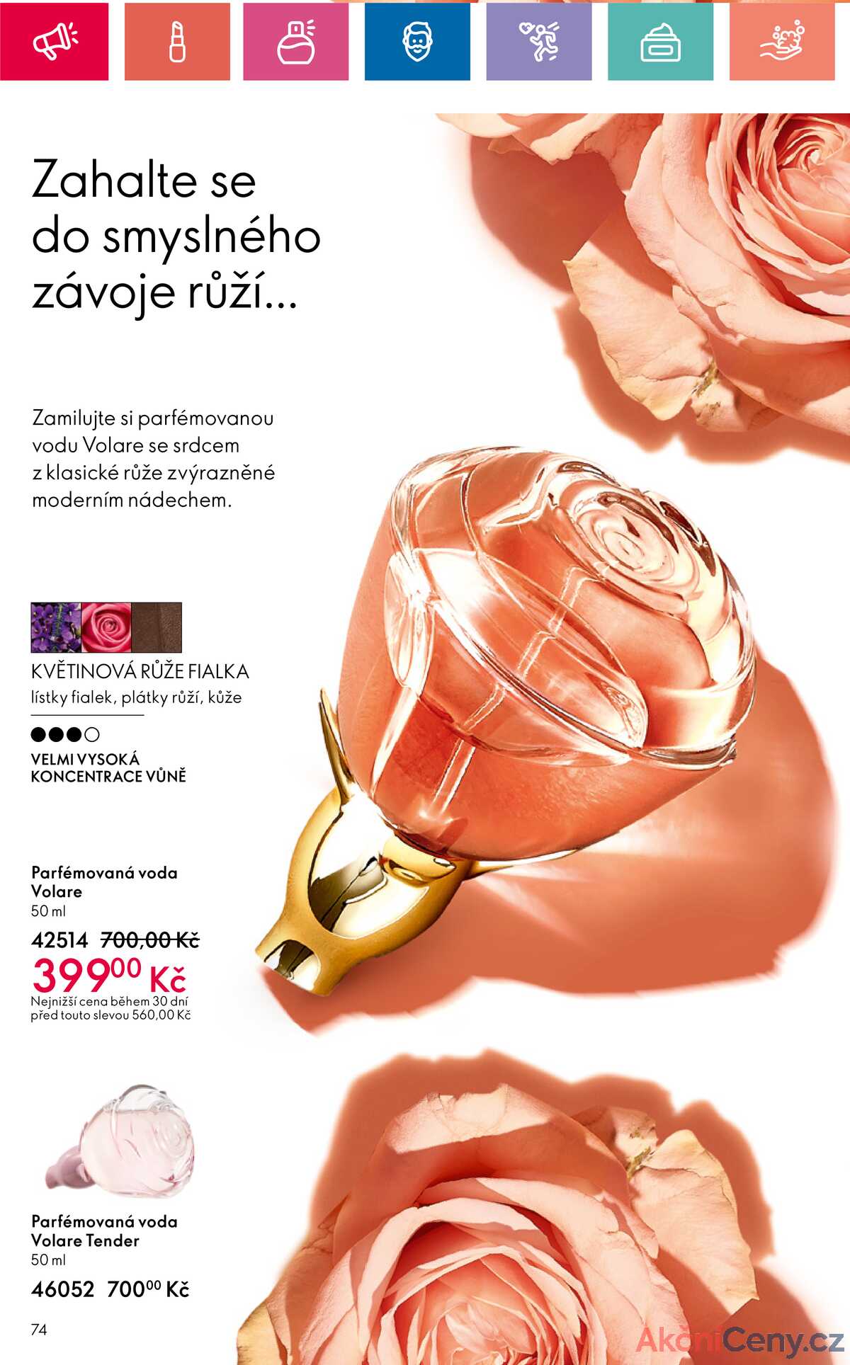 Leták Oriflame strana 74/180