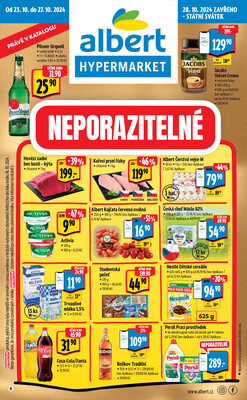 Leták Albert Hypermarket Jihomoravský od 23.10. do 29.10.2024