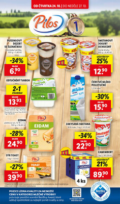 Lidl Čtvrtek od 24.10. do 27.10.2024