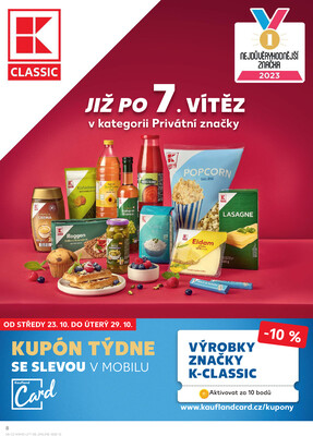 Kaufland 23.10. - 29.10. - Kaufland - Trutnov