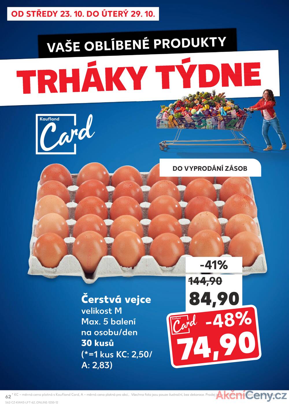 Leták Kaufland - Kaufland 23.10. - 29.10. - Kaufland - Bohumín - strana 62