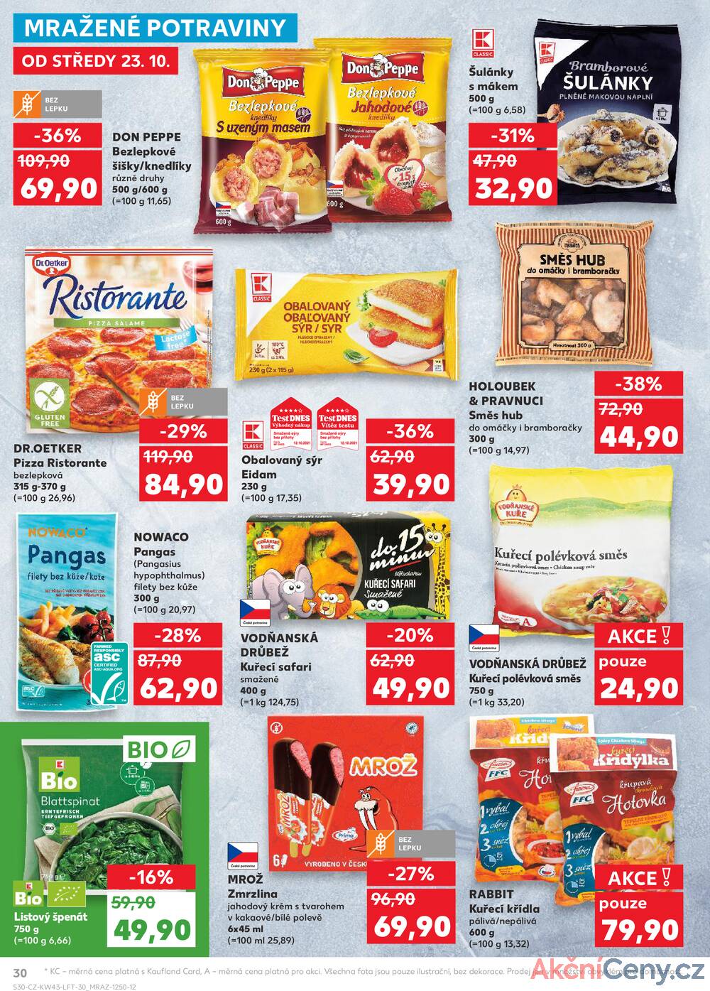 Leták Kaufland - Kaufland 23.10. - 29.10. - Kaufland - Šumperk - strana 30