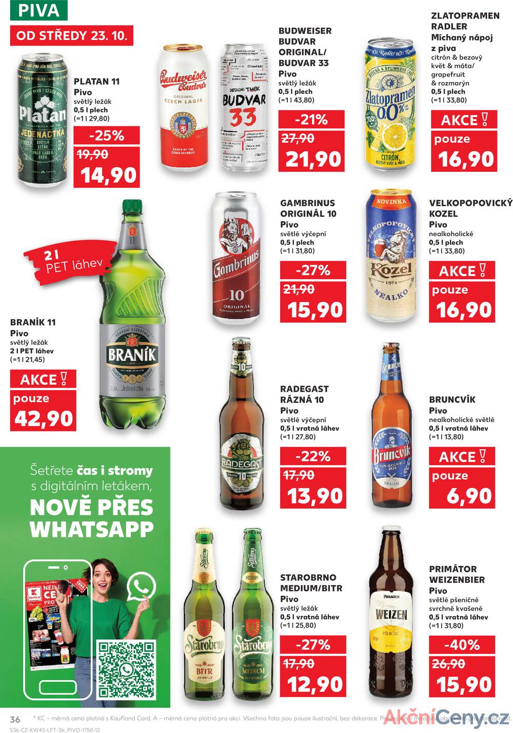 Leták Kaufland - Kaufland 23.10. - 29.10. - Kaufland - Šumperk - strana 36