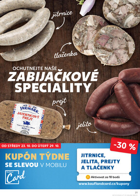 Kaufland 23.10. - 29.10. - Kaufland - Šumperk