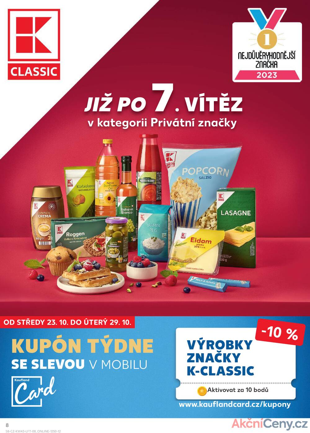 Leták Kaufland - Kaufland 23.10. - 29.10. - Kaufland - Zlín - Vršava - strana 8