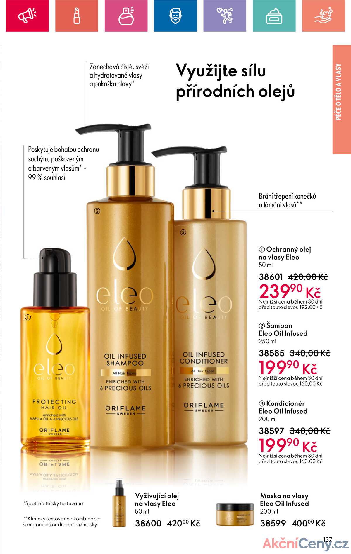 Leták Oriflame strana 137/180