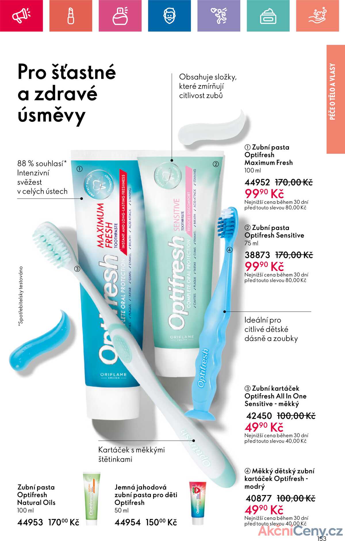 Leták Oriflame strana 153/180