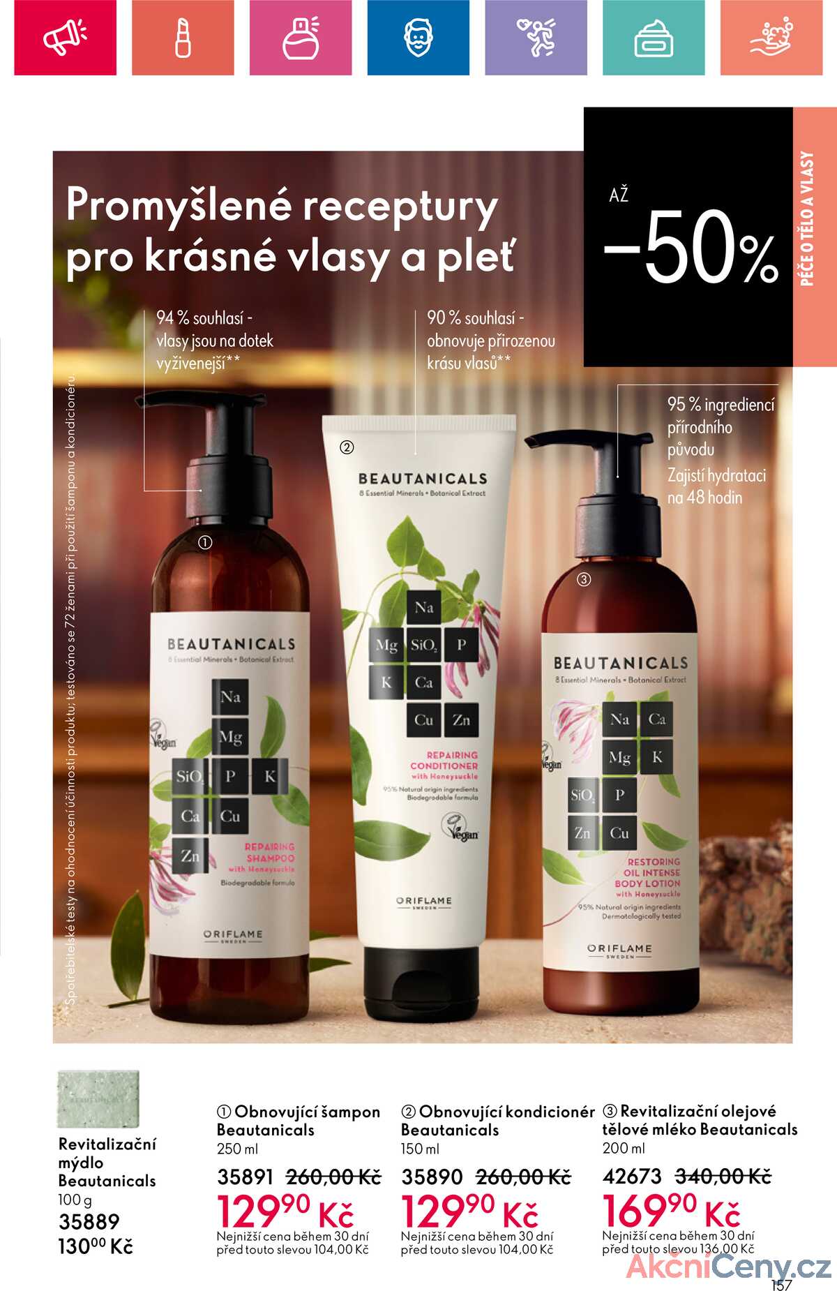 Leták Oriflame strana 157/180