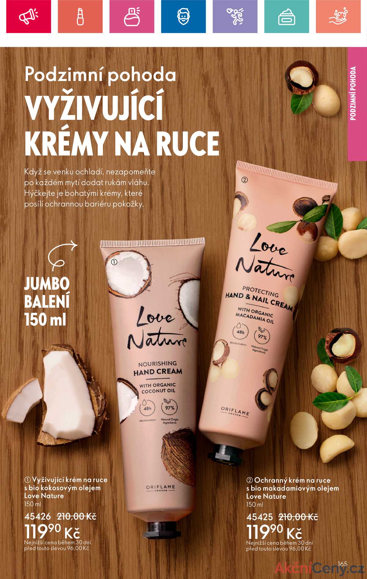 Leták Oriflame strana 165/180