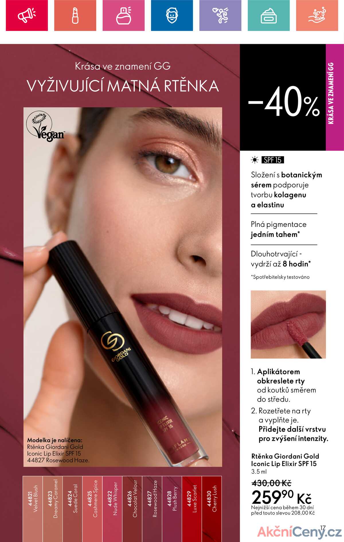 Leták Oriflame strana 17/180