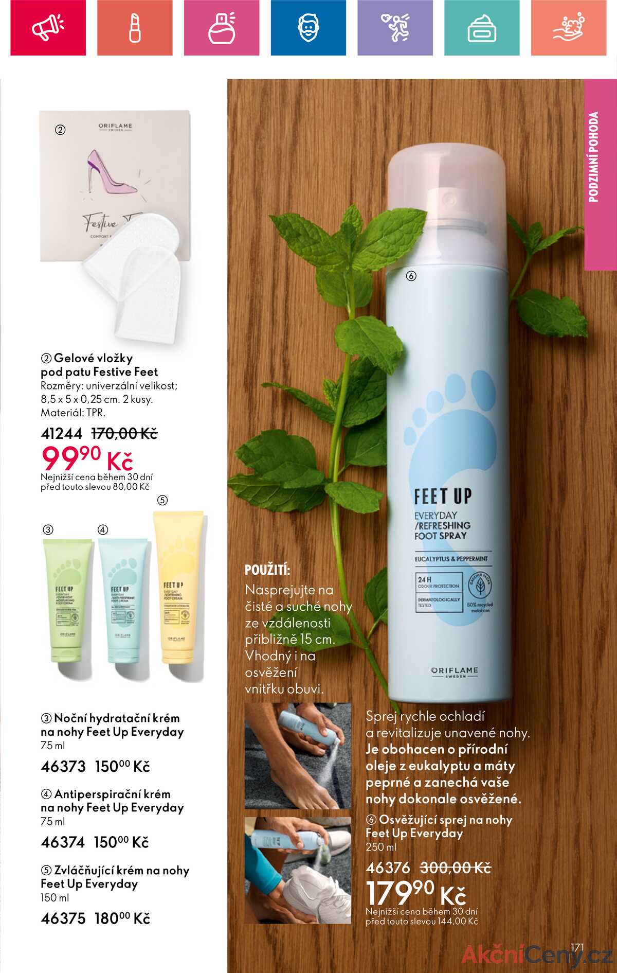 Leták Oriflame strana 171/180