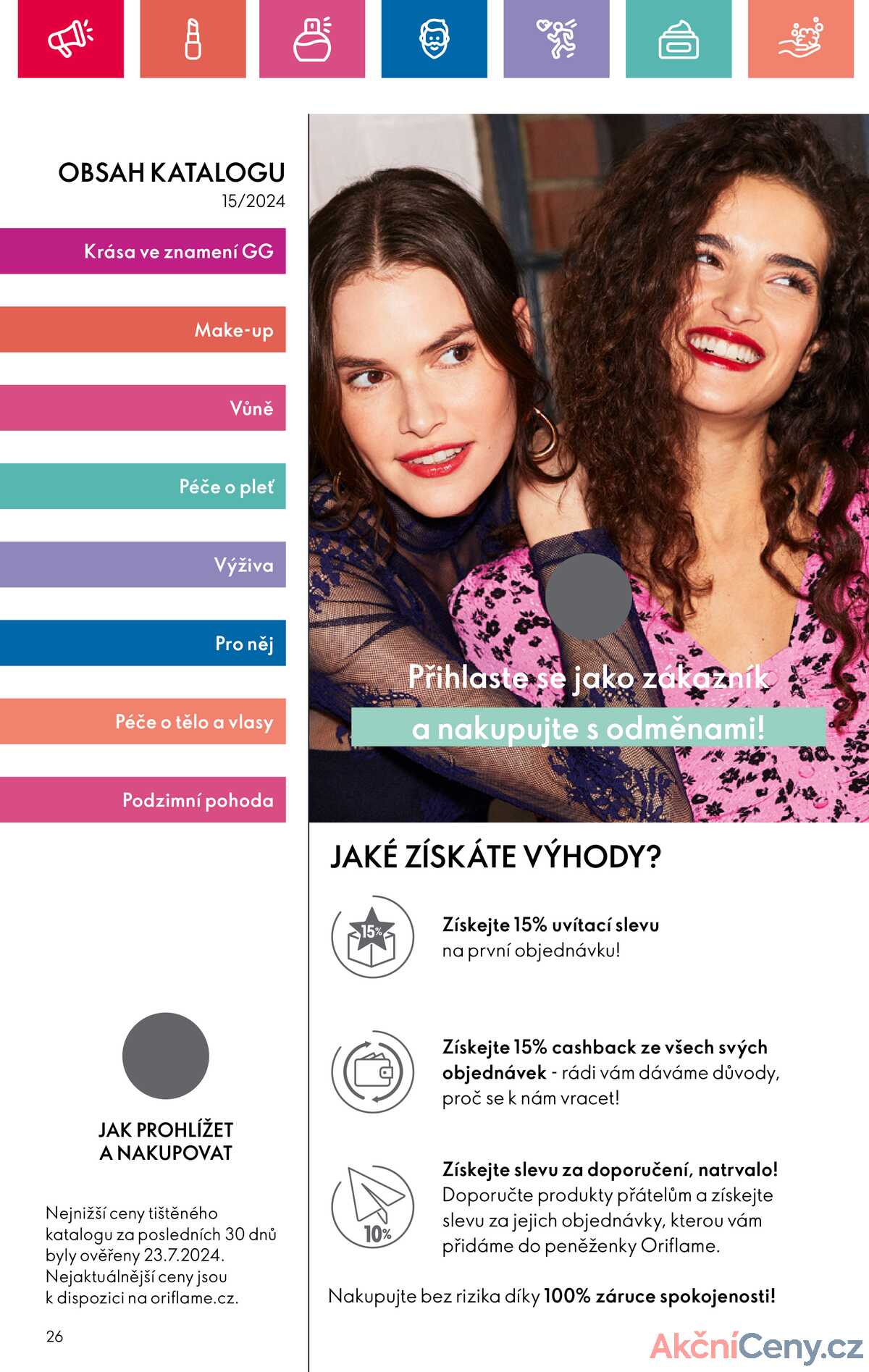 Leták Oriflame strana 26/180