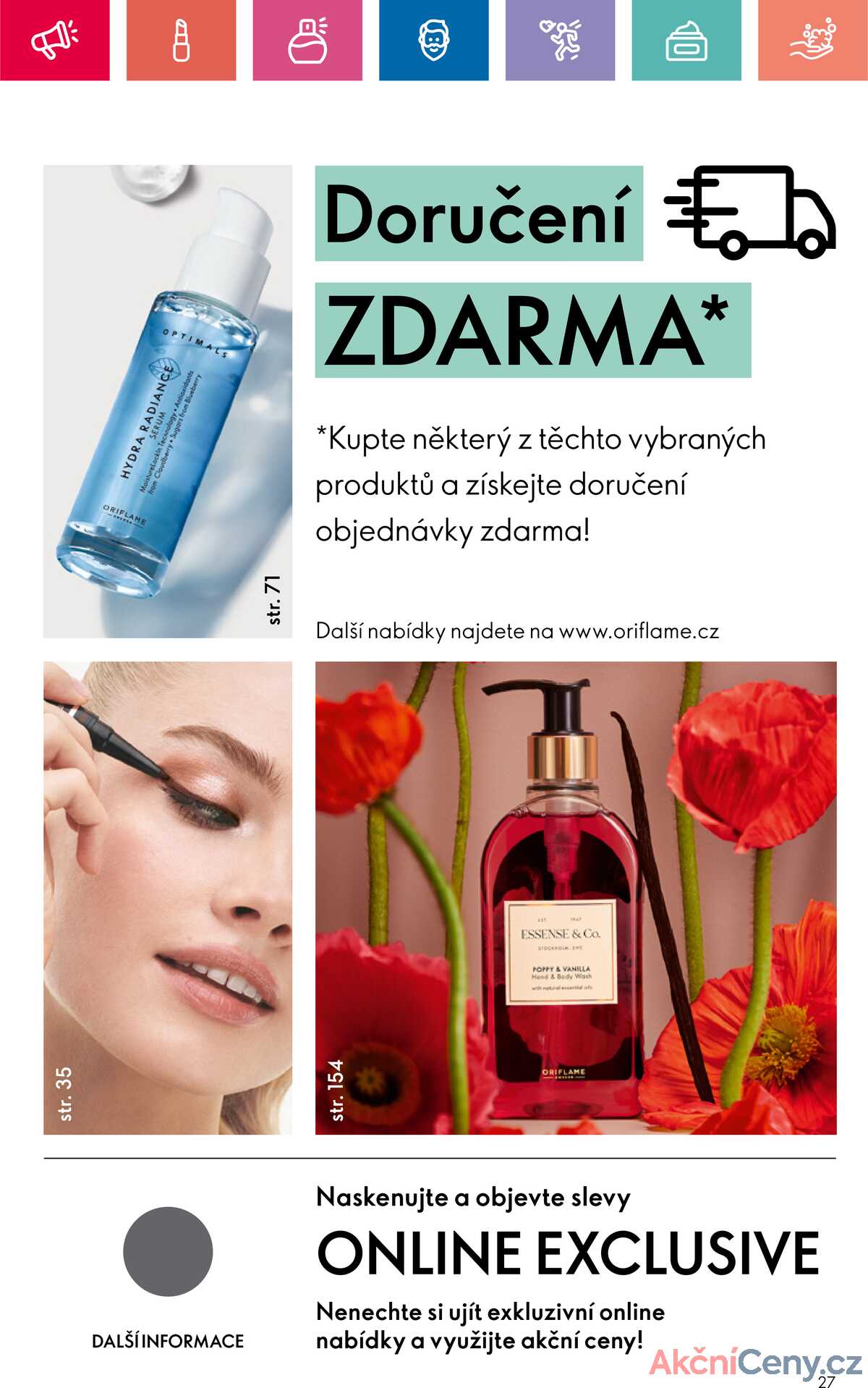 Leták Oriflame strana 27/180