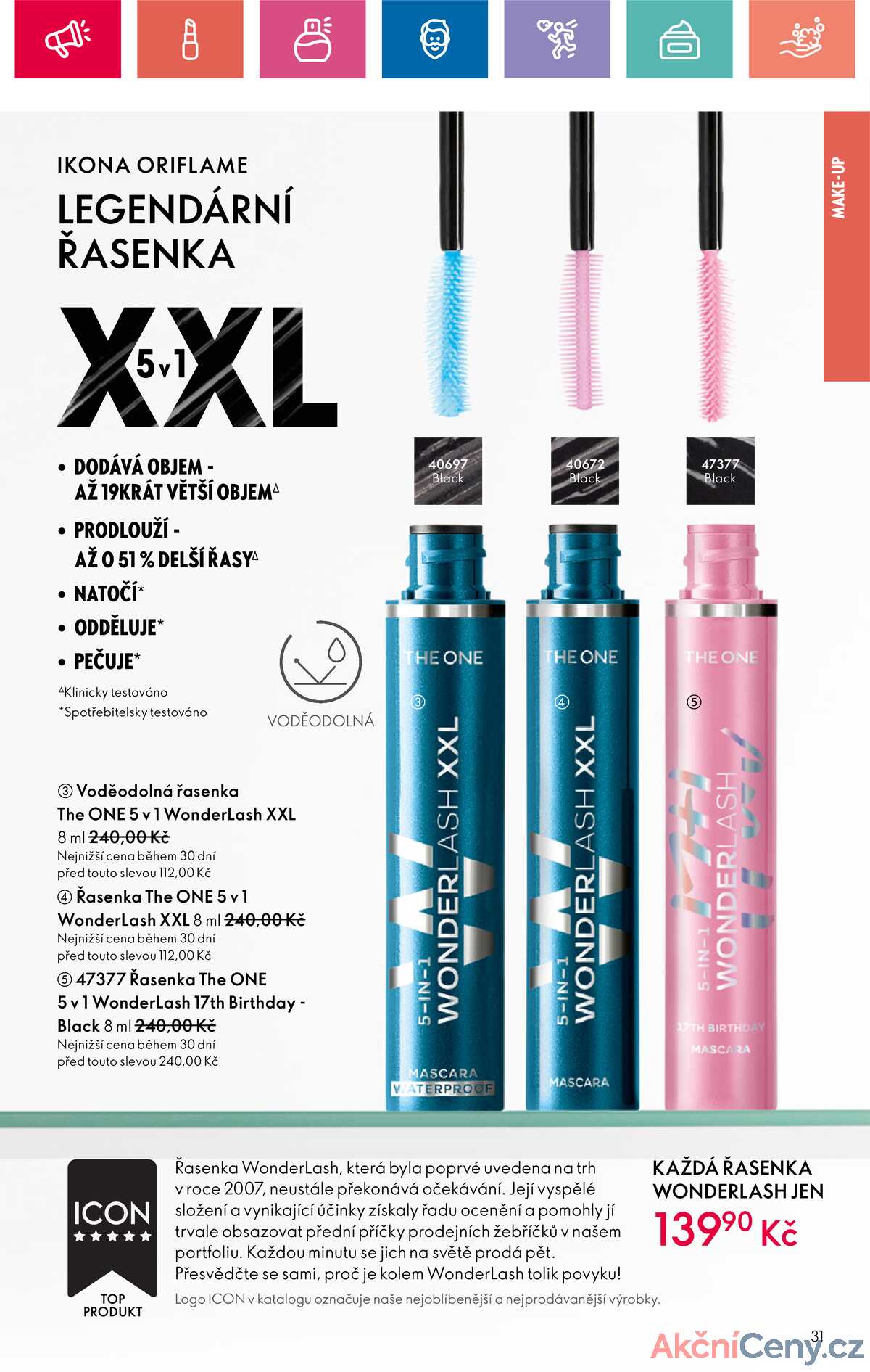 Leták Oriflame strana 31/180