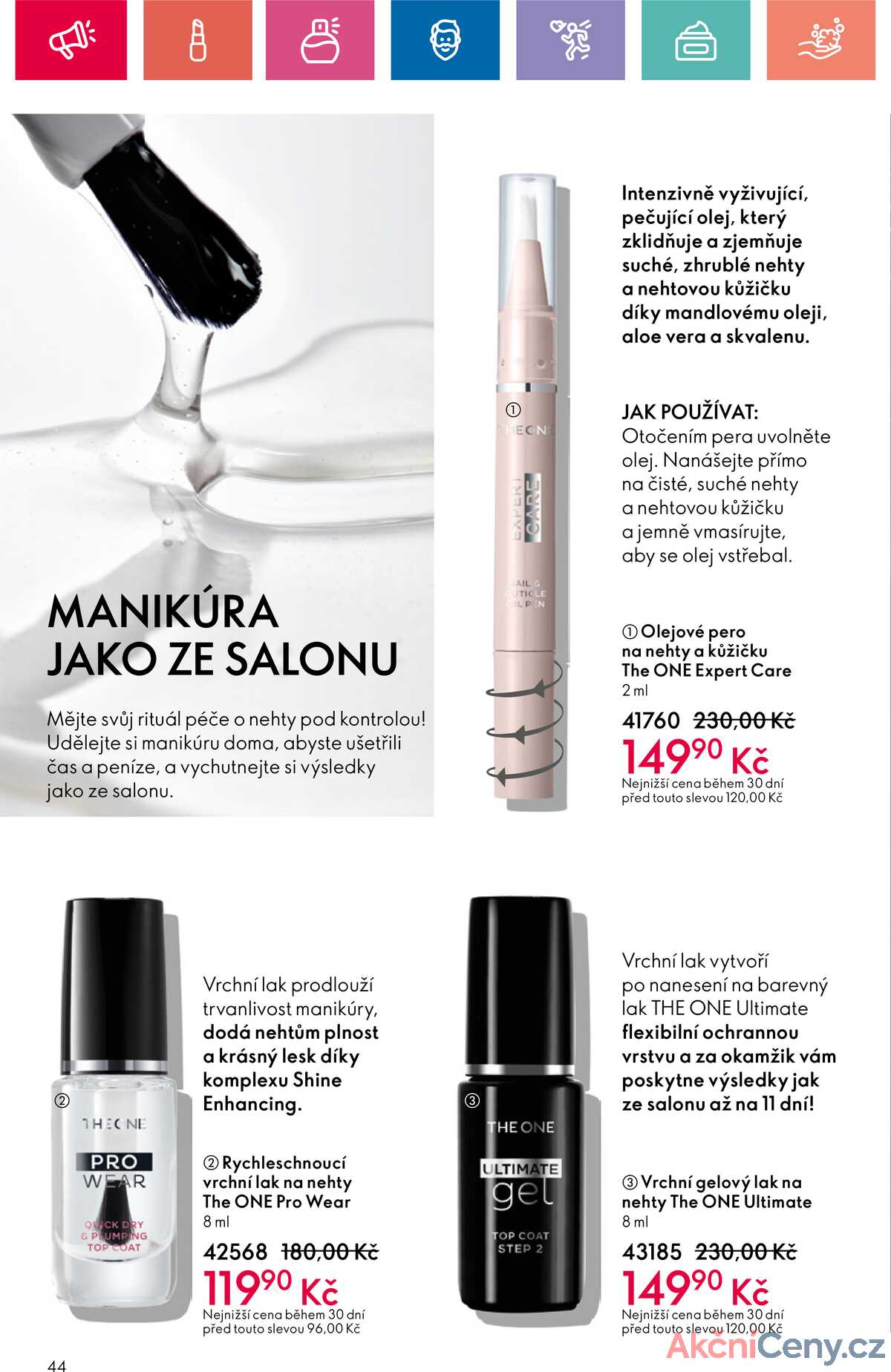 Leták Oriflame strana 44/180