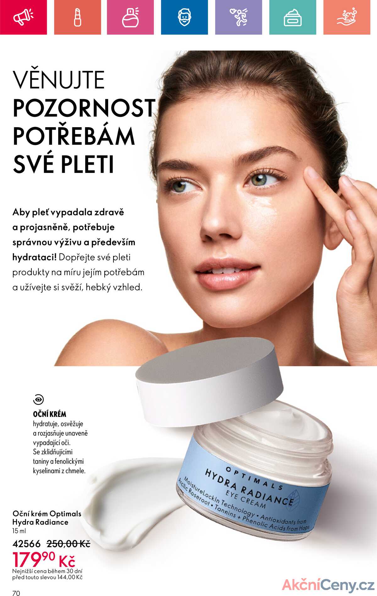 Leták Oriflame strana 70/180