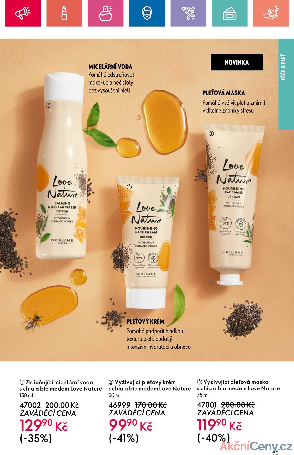 Leták Oriflame strana 75/180