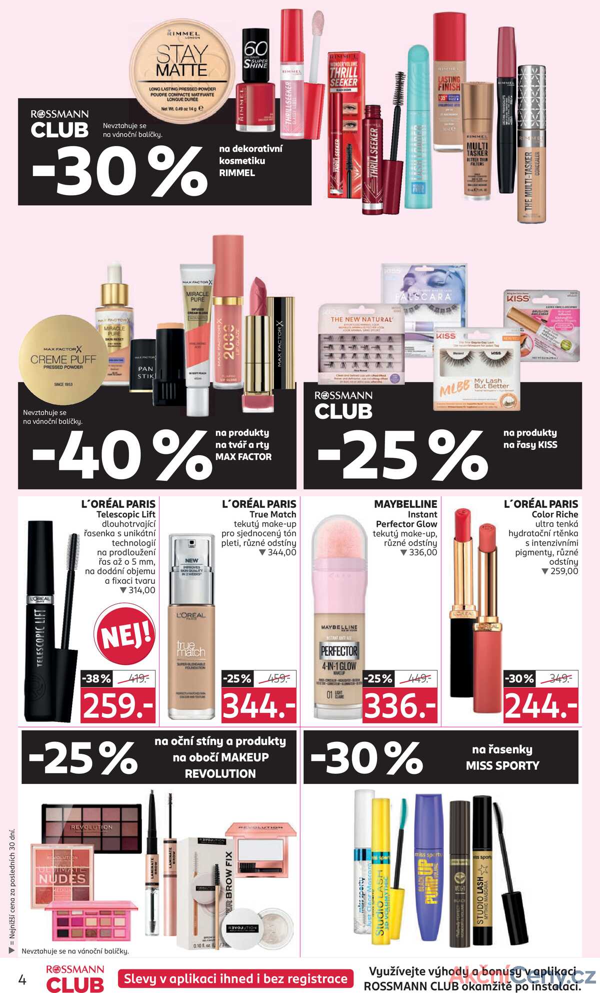 Leták Rossmann strana 4/21