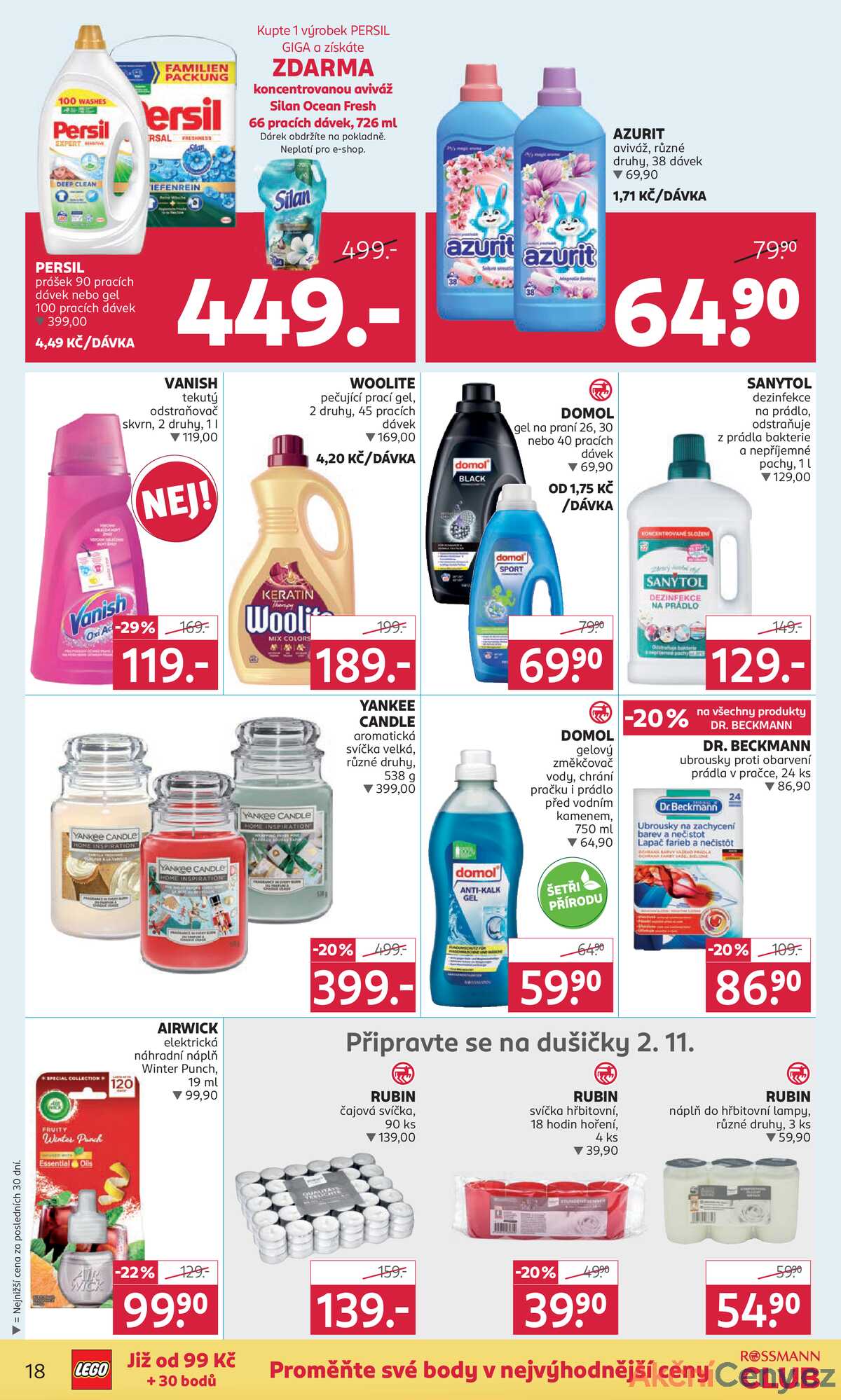 Leták Rossmann strana 18/21