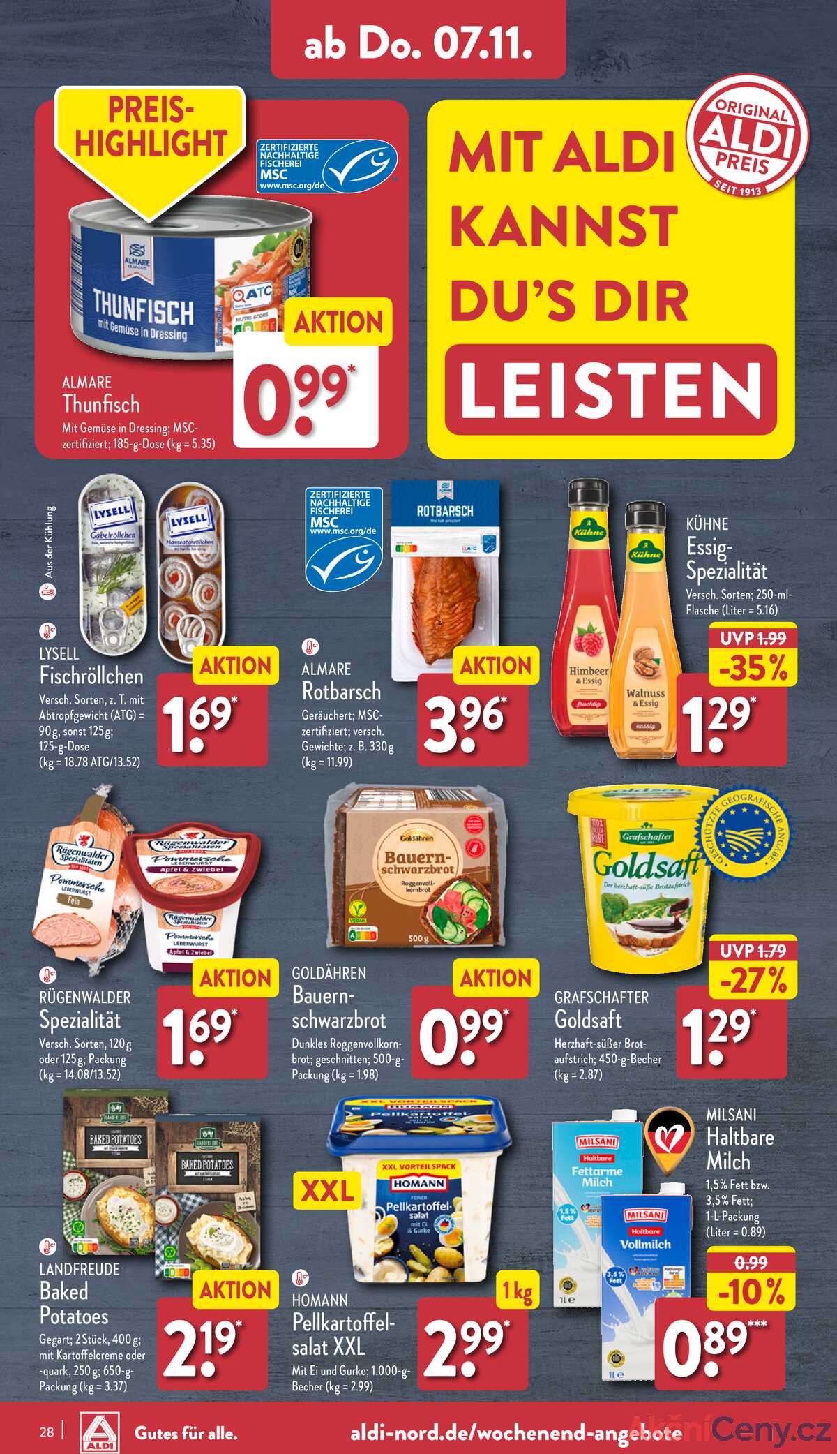 Leták Aldi Deutschland strana 28/44