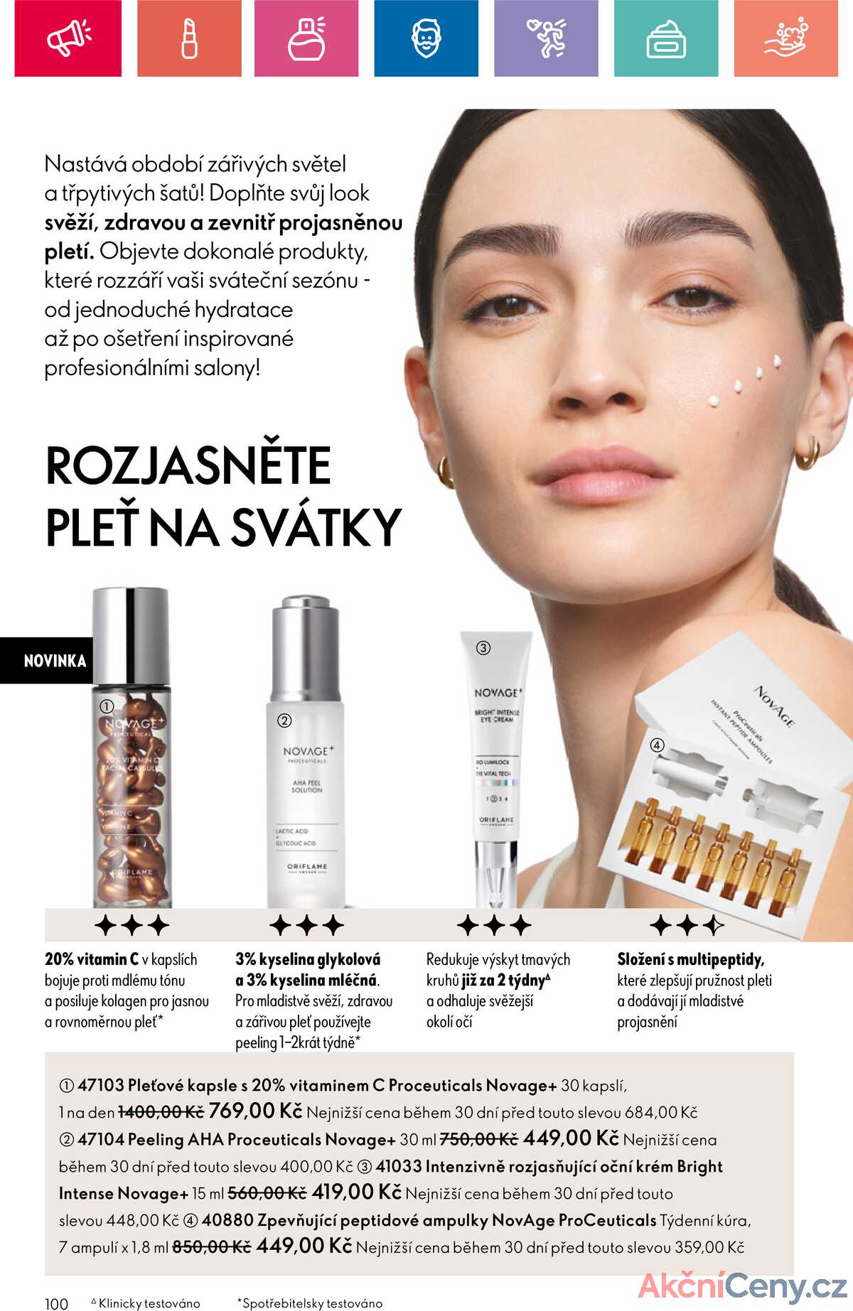 Leták Oriflame strana 100/180