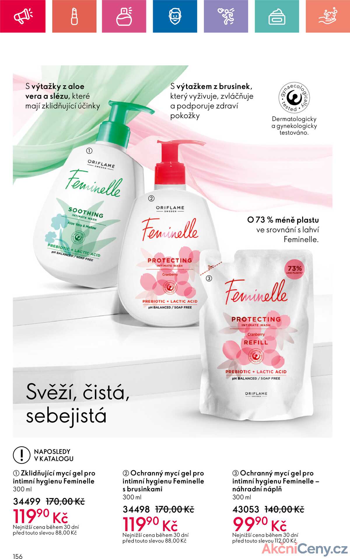 Leták Oriflame strana 156/180