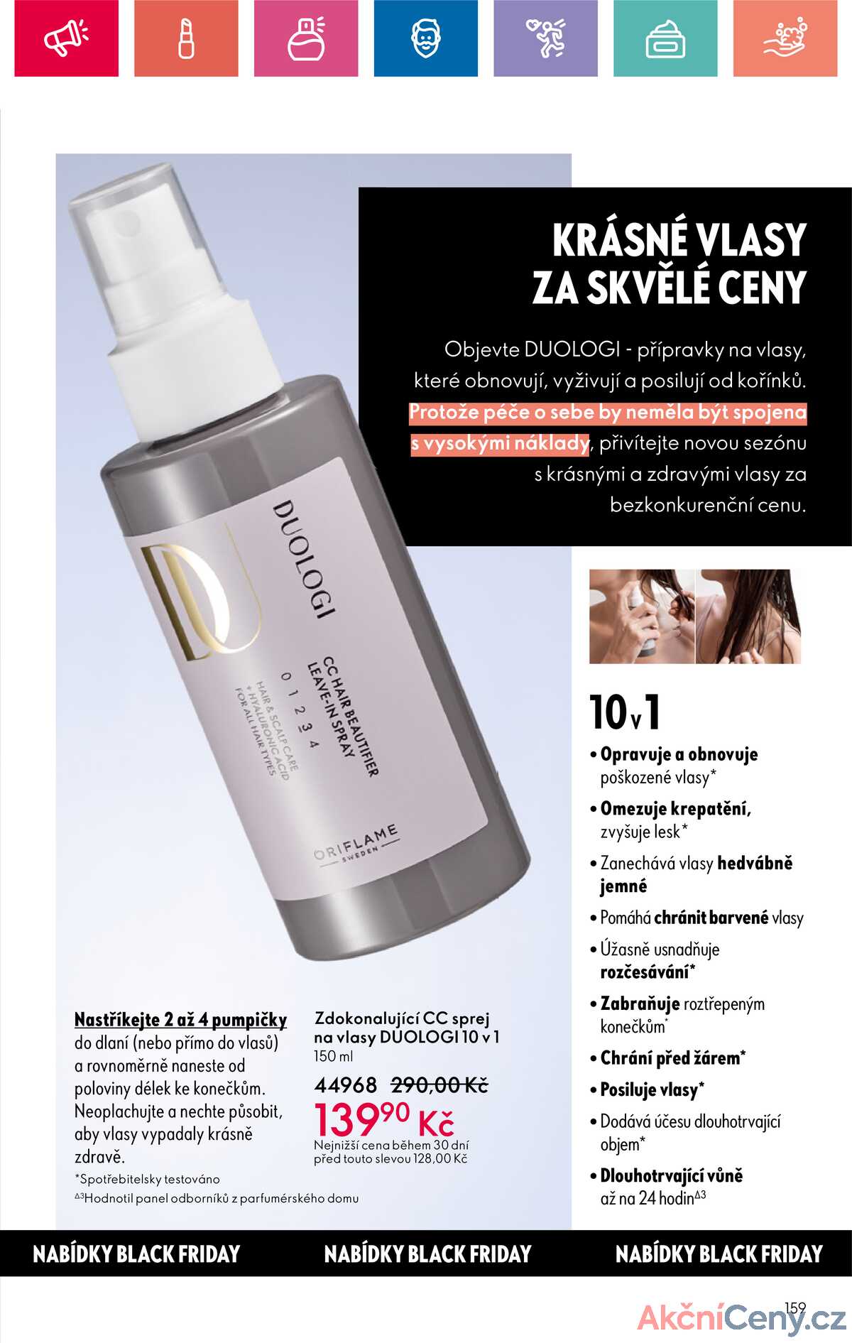 Leták Oriflame strana 159/180