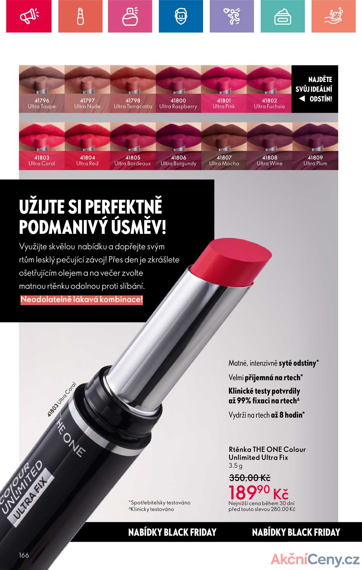 Leták Oriflame strana 166/180