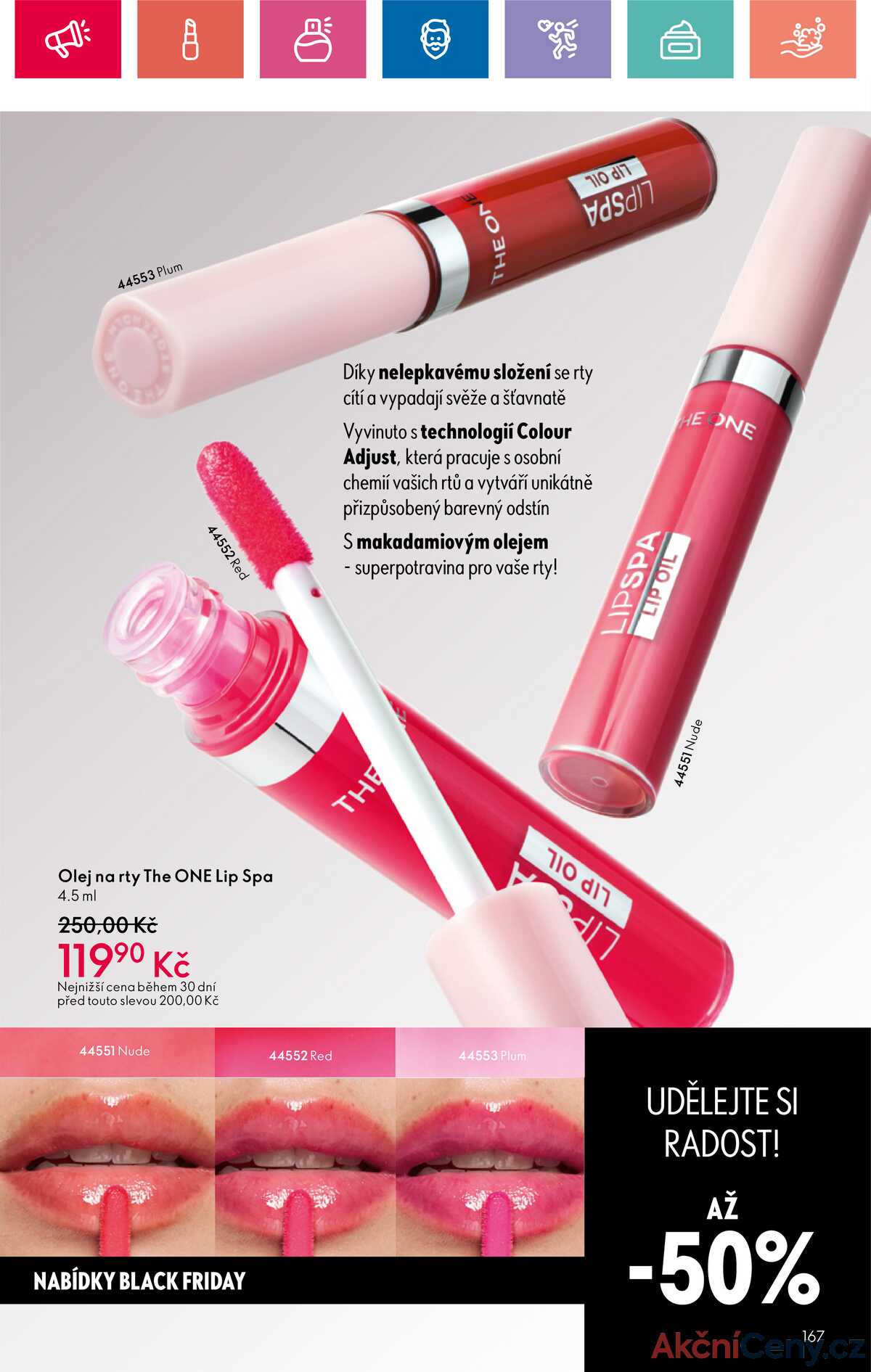 Leták Oriflame strana 167/180