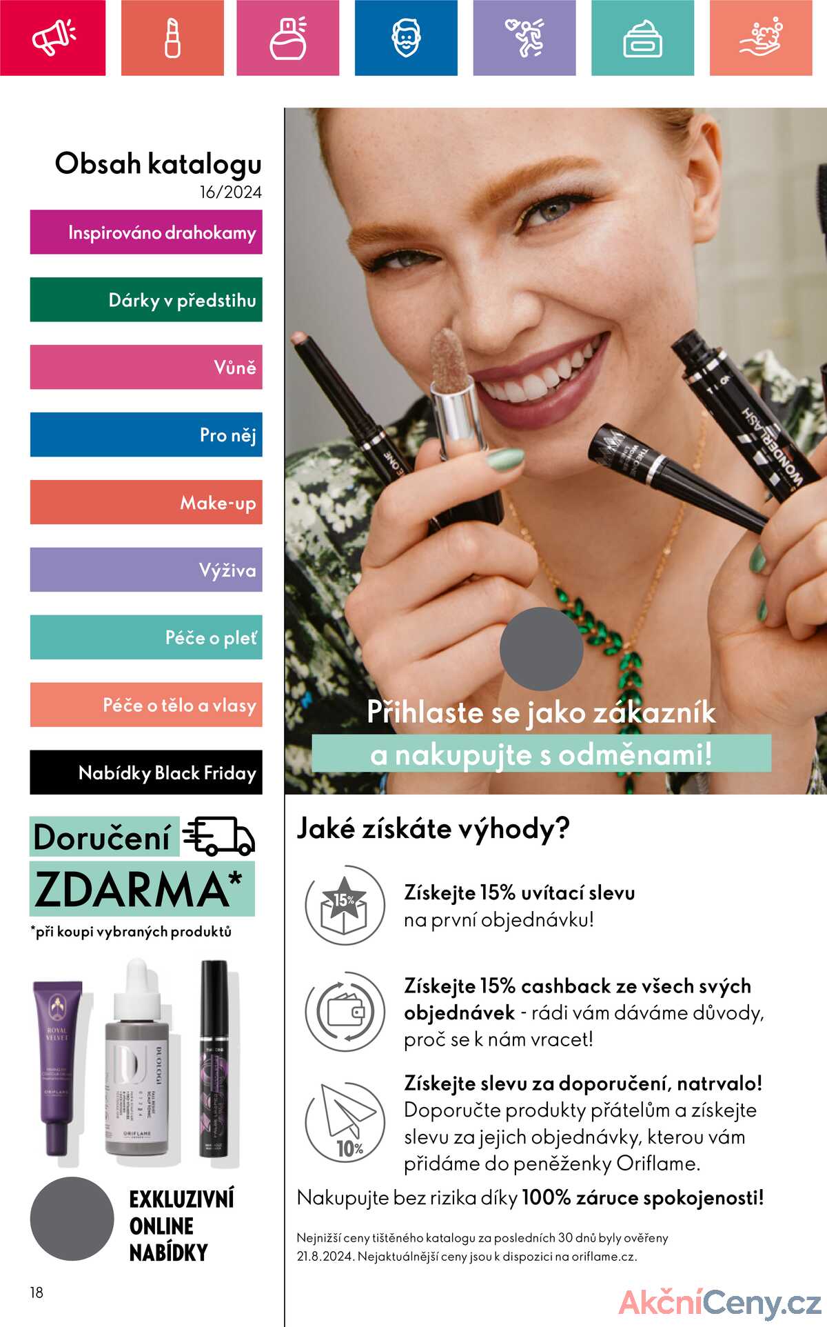 Leták Oriflame strana 18/180