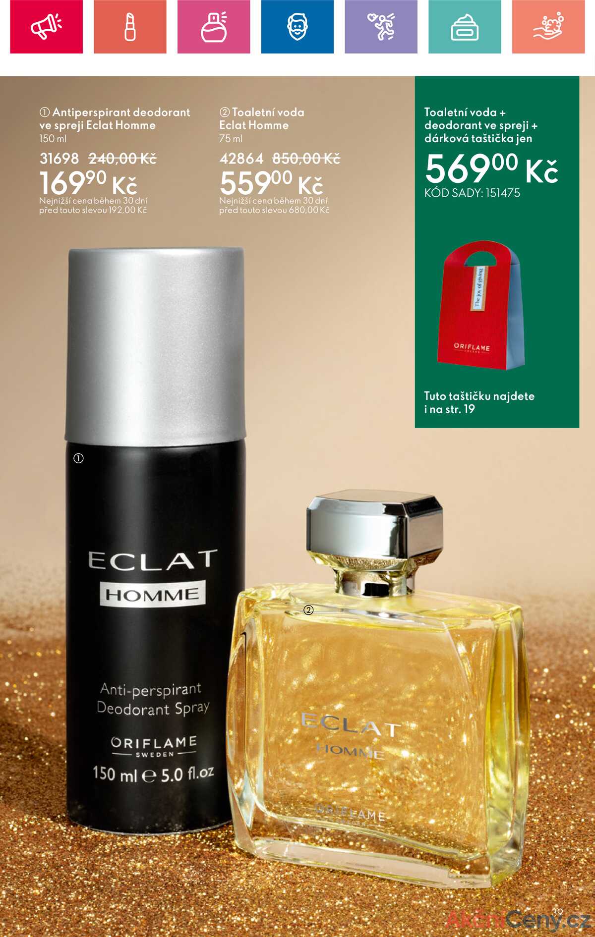 Leták Oriflame strana 39/180