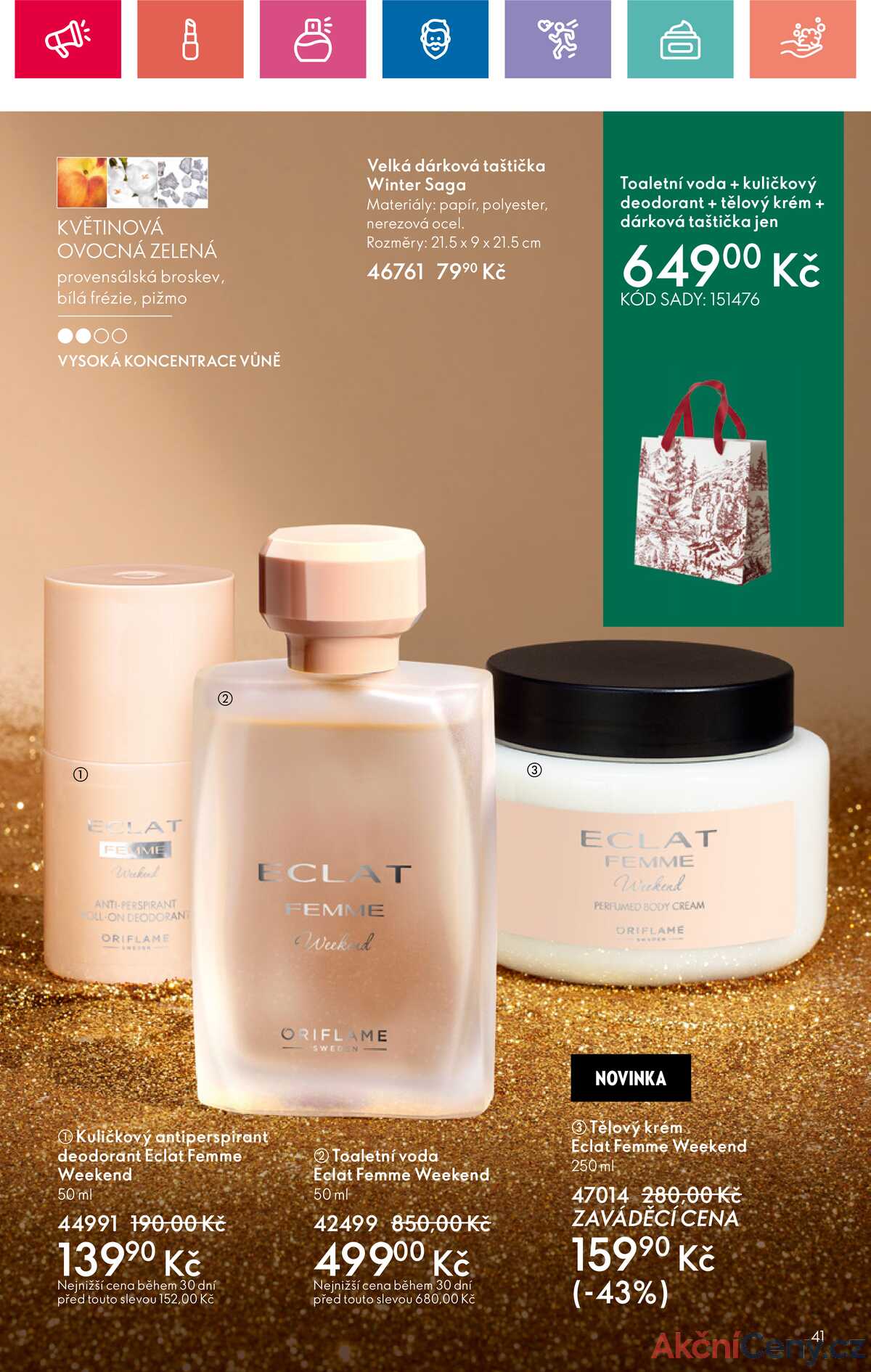 Leták Oriflame strana 41/180