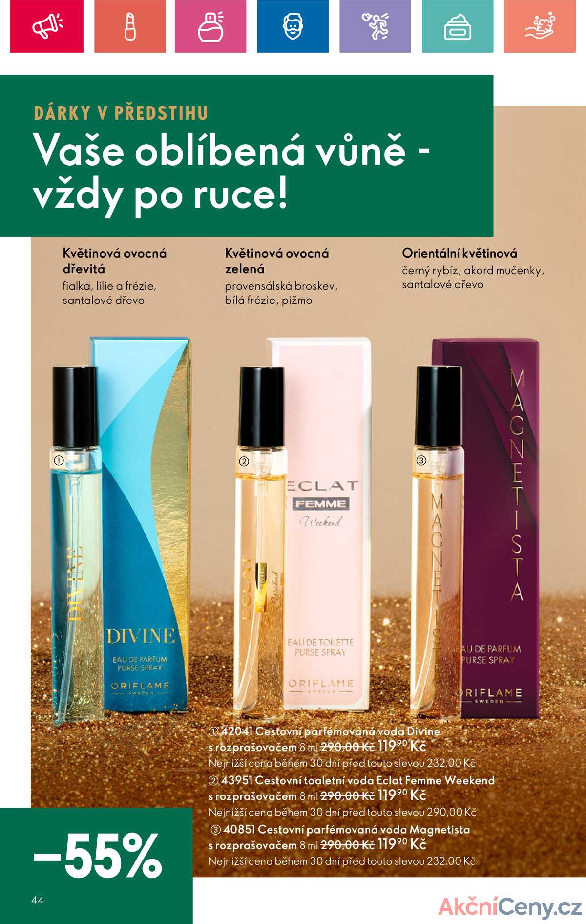 Leták Oriflame strana 44/180