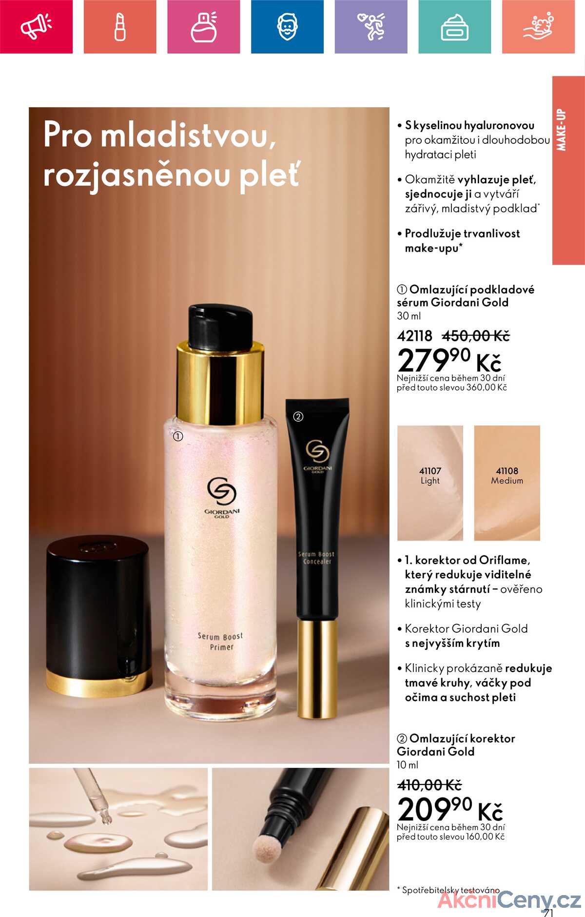 Leták Oriflame strana 71/180