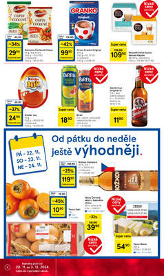 Tesco supermarkety od 20.11. do 26.11.2024