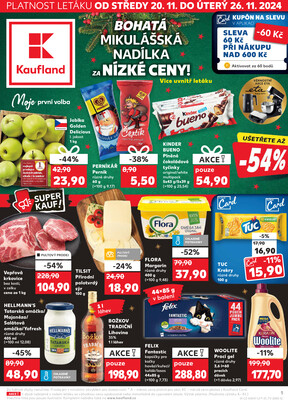 Leták Kaufland 20.11. - 26.11. - Kaufland - Bohumín