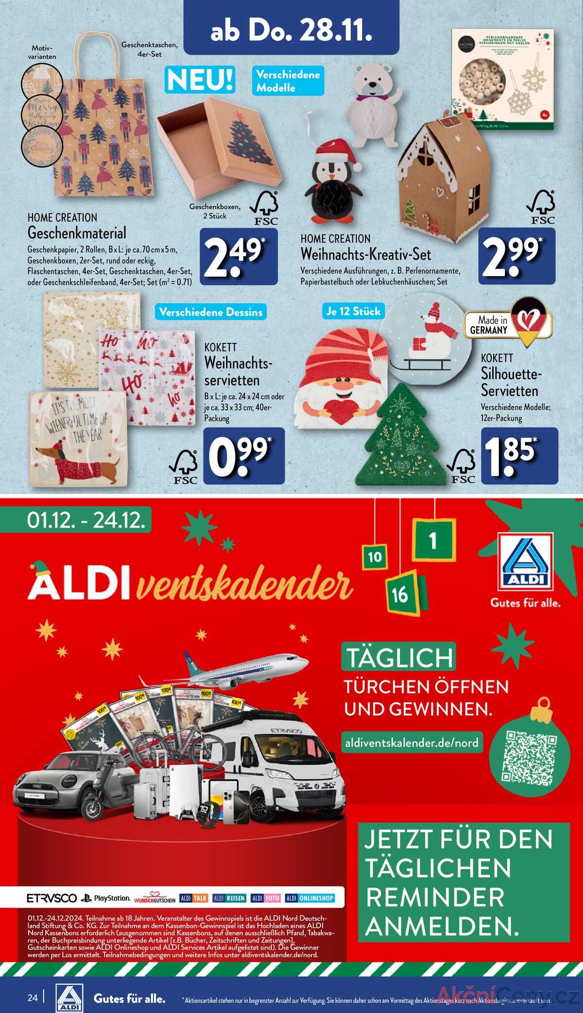 Leták Aldi Deutschland strana 24/36