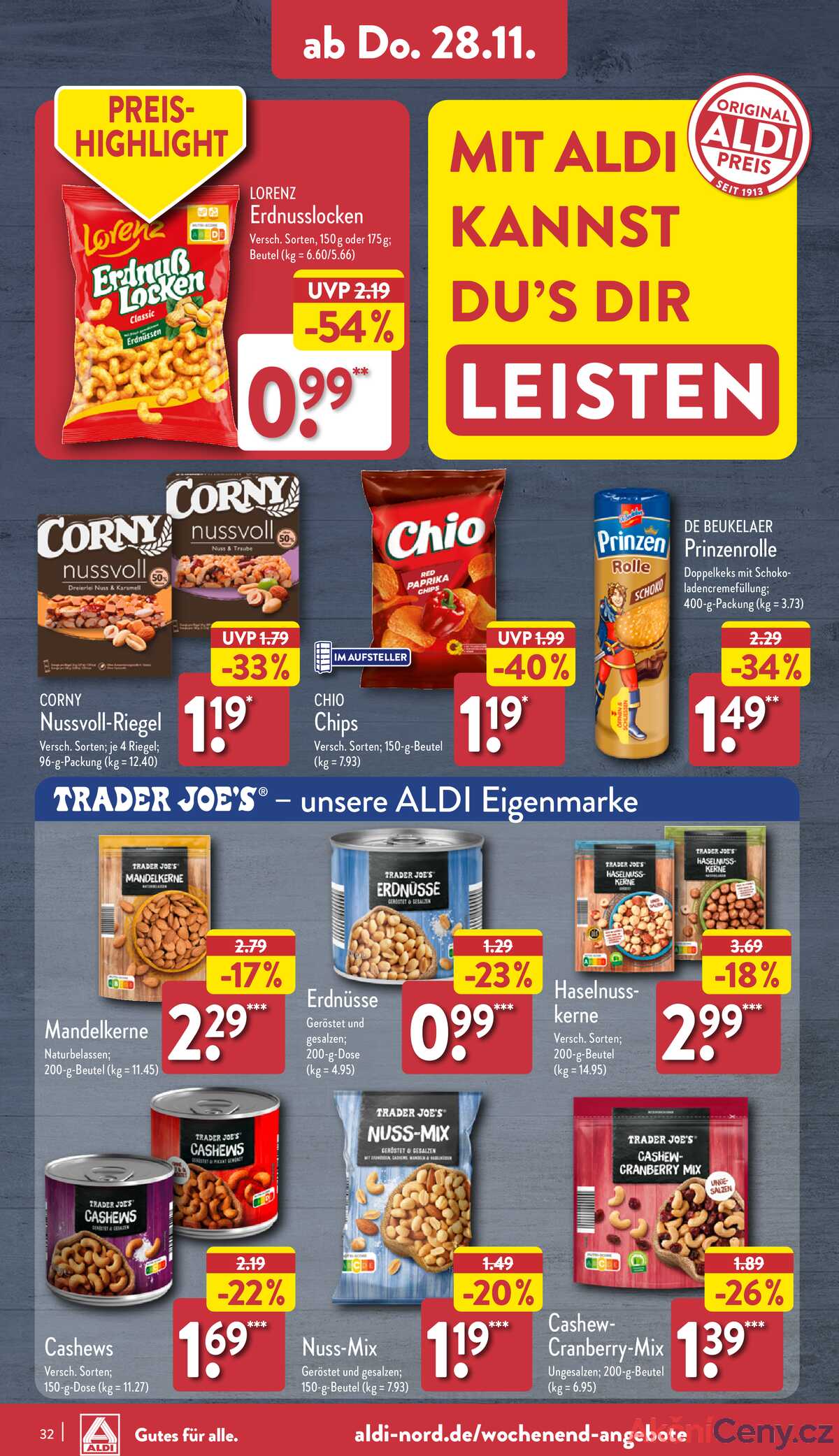 Leták Aldi Deutschland strana 32/36