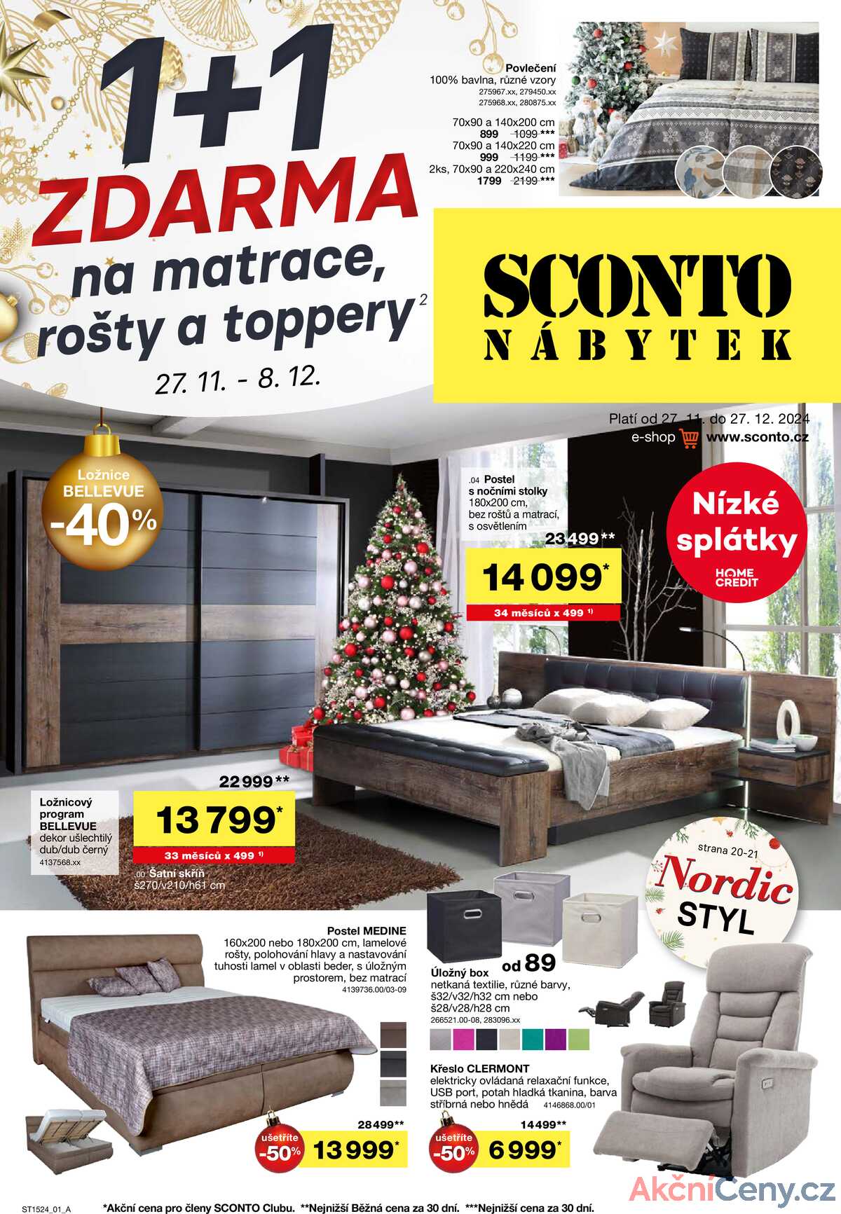 Leták SCONTO nábytek strana 1/24