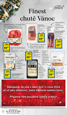 Tesco malé hypermarkety Deli katalog od 2.12. do 31.12.2024