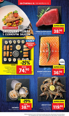 Lidl Čtvrtek od 5.12. do 8.12.2024